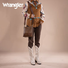 Wrangler Aztec Print Crossbody Bag
