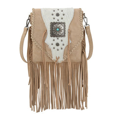 Trinity Ranch Fringe Hair-On Cowhide Crossbody