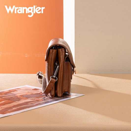 Wrangler Retro Saddle Buckle Crossbody Purse