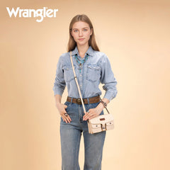 Wrangler Retro Saddle Buckle Crossbody Purse
