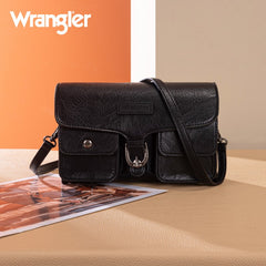 Wrangler Retro Saddle Buckle Crossbody Purse