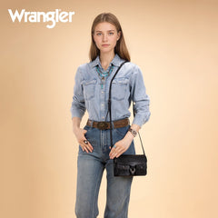 Wrangler Retro Saddle Buckle Crossbody Purse