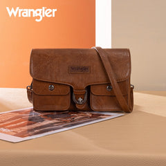 Wrangler Retro Saddle Buckle Crossbody Purse