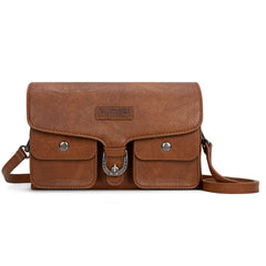 Wrangler Retro Saddle Buckle Crossbody Purse