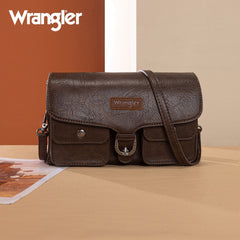 Wrangler Retro Saddle Buckle Crossbody Purse