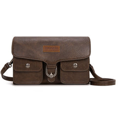 Wrangler Retro Saddle Buckle Crossbody Purse