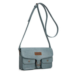 Wrangler Retro Saddle Buckle Crossbody Purse