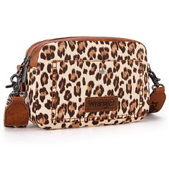Wrangler Dual Zipper Stitch Crossbody Bag