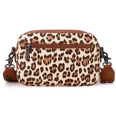 Wrangler Dual Zipper Stitch Crossbody Bag