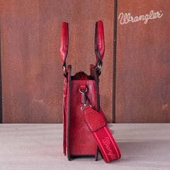 Wrangler Embossed Top Handle Crossbody