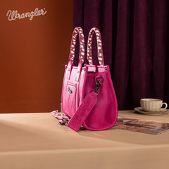 Wrangler Concealed Carry Leopard/Crocodile/Cow Pattern Tote/Crossbody Bag