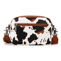 Wrangler Dual Zipper Stitch Crossbody Bag