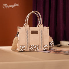 Wrangler Concealed Carry Leopard/Crocodile/Cow Pattern Tote/Crossbody Bag