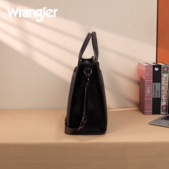 Wrangler Multi-Pocket Western Work Laptop Tote Bag