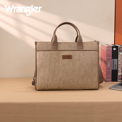 Wrangler Multi-Pocket Western Work Laptop Tote Bag