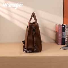 Wrangler Multi-Pocket Western Work Laptop Tote Bag