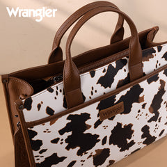 Wrangler Multi-Pocket Western Work Laptop Tote Bag