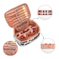 Wrangler Leopard PU Makeup Bag