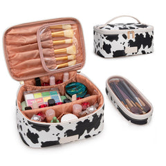 Wrangler Leopard PU Makeup Bag