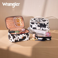 Wrangler Leopard PU Makeup Bag