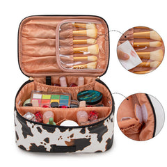 Wrangler Leopard PU Makeup Bag