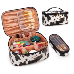 Wrangler Leopard PU Makeup Bag