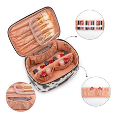 Wrangler Leopard PU Makeup Bag