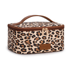 Wrangler Leopard PU Makeup Bag