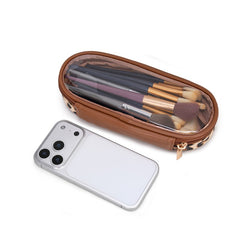 Wrangler Leopard PU Makeup Bag