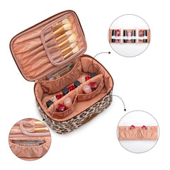 Wrangler Leopard PU Makeup Bag