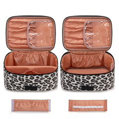 Wrangler Leopard PU Makeup Bag