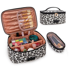 Wrangler Leopard PU Makeup Bag
