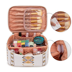 Wrangler Leopard PU Makeup Bag