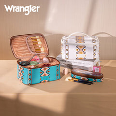 Wrangler Leopard PU Makeup Bag