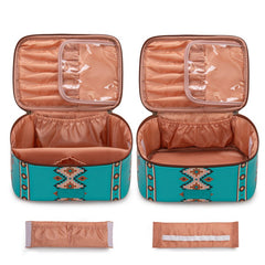 Wrangler Leopard PU Makeup Bag