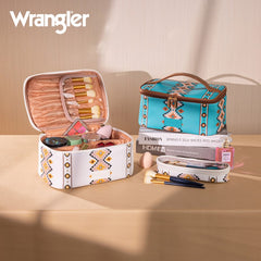 Wrangler Leopard PU Makeup Bag