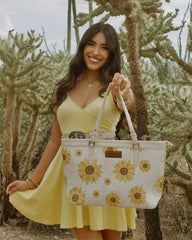Wrangler Sunflower Print Tote Bag