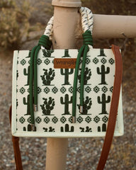 Wrangler Southwestern Print Rope Tote Bag