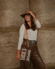 Wrangler Aztec Pattern Print Tote Bag