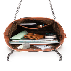 Wrangler Cow Print Chain Tote With Wallet Set