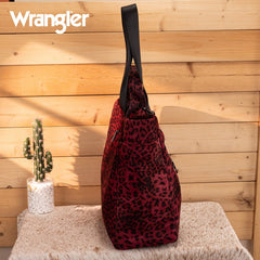 Wrangler Leopard Print Tote Bag