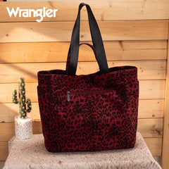 Wrangler Leopard Print Tote Bag
