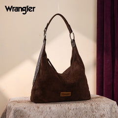 Wrangler Floral Tooled Hobo Bag with Pouch