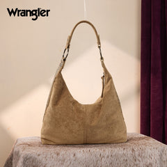 Wrangler Floral Tooled Hobo Bag with Pouch