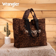 Wrangler Leopard Print Tote Bag