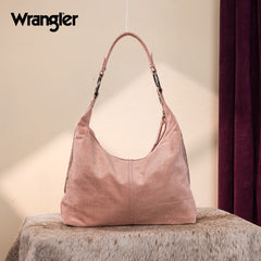 Wrangler Floral Tooled Hobo Bag with Pouch