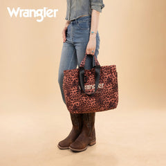 Wrangler Leopard Print Tote Bag