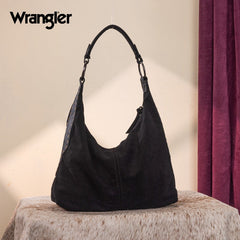 Wrangler Floral Tooled Hobo Bag with Pouch