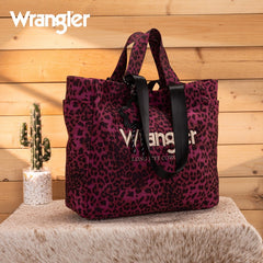 Wrangler Leopard Print Tote Bag