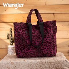 Wrangler Leopard Print Tote Bag